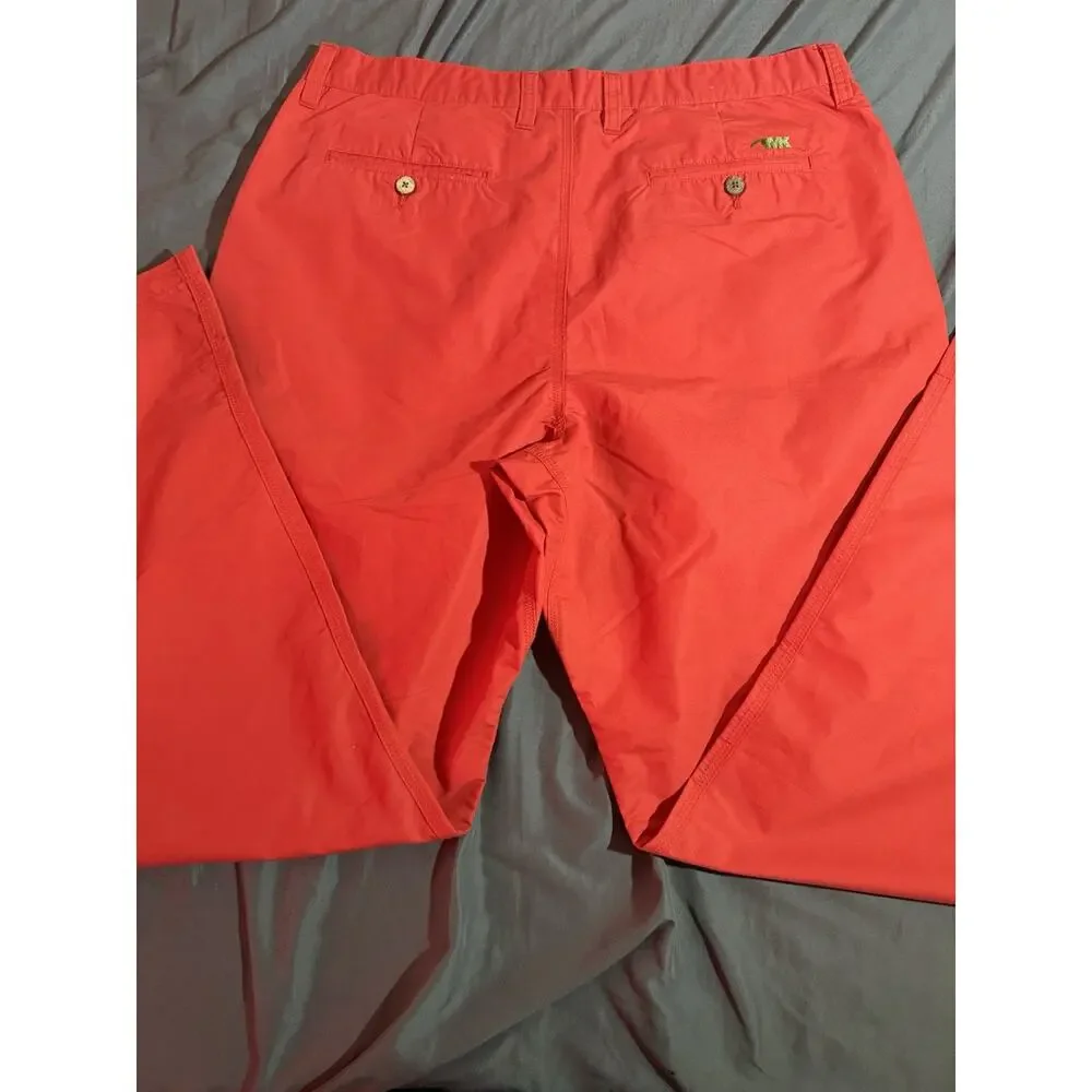 Mountain Khakis Men’s‎ 36x32 Orange Outdoor Pants Relaxed Fit Casual